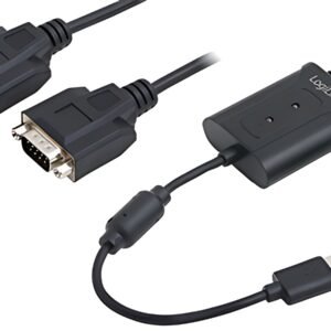 LogiLink Câble adaptateur USB 2.0 - 2 x RS232