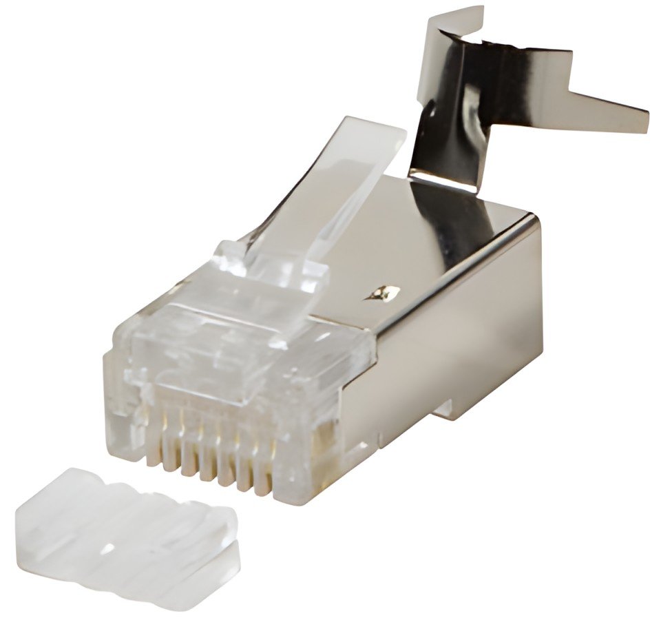 LogiLink Connecteur RJ45 mâle, Cat. 6A / Cat. 8.1A, blindé
