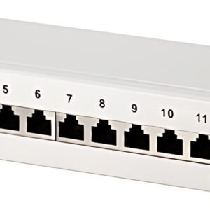 LogiLink Panneau de brassage de bureau Cat.6, blindé,