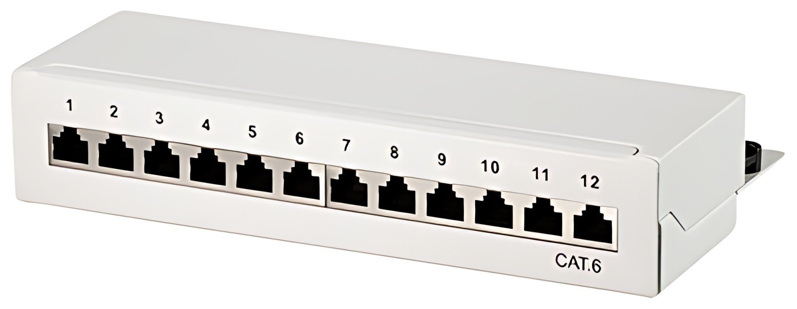 LogiLink Panneau de brassage de bureau Cat.6, blindé,
