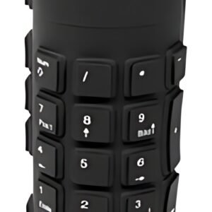 Clavier en silicone flexible LogiLink, filaire, noir