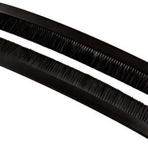 LogiLink Lot de brosses pour entrées de câbles, noir