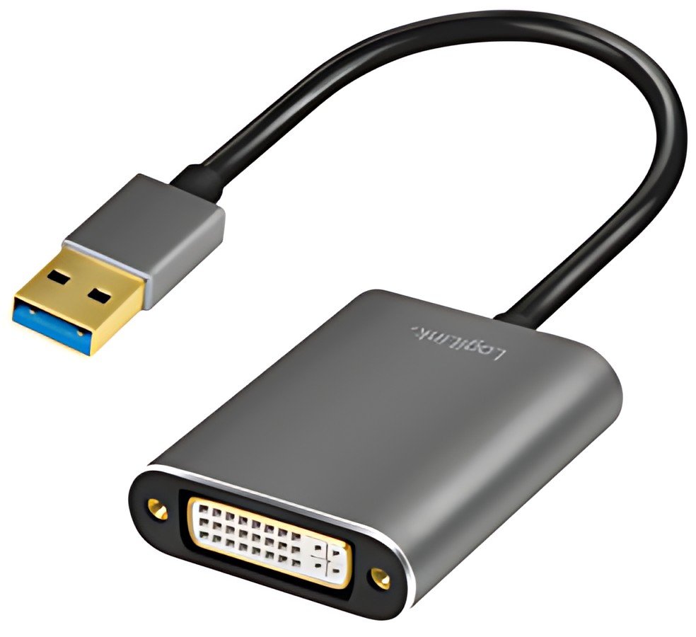 DIGITUS Adaptateur graphique USB 3.0 - DVI, noir