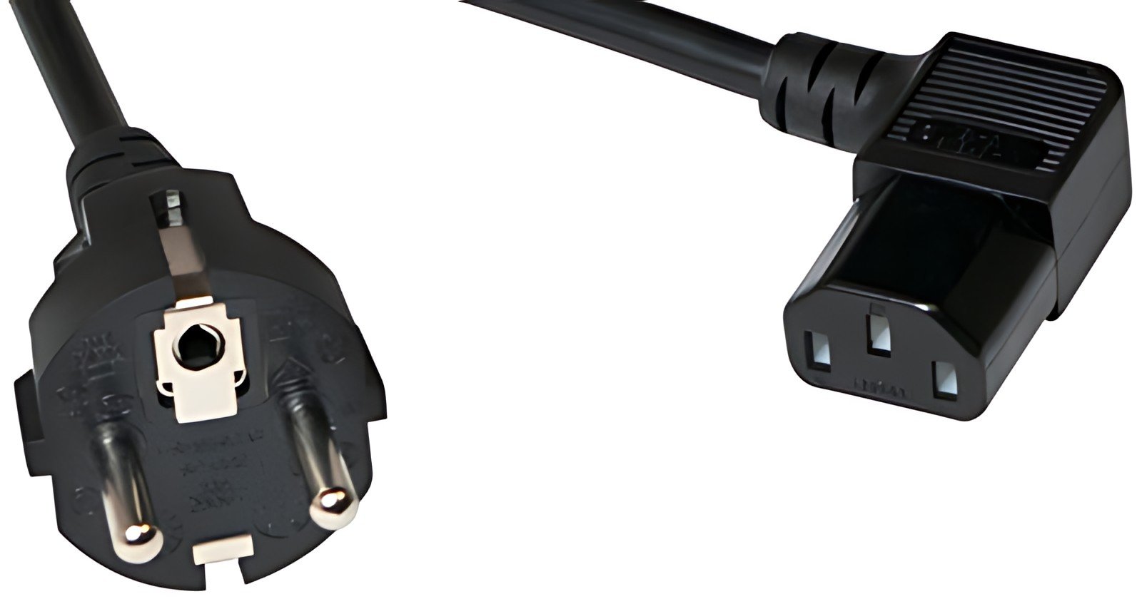 LogiLink Câble de courant contact de securité, 2,0 m