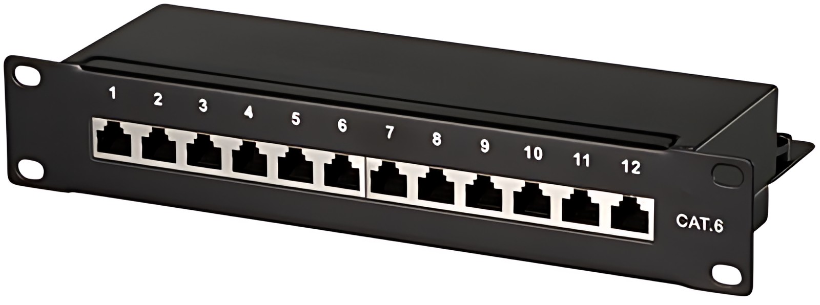 Logilink Panneau de brassage 10" cat. 6, blindé, 12 ports