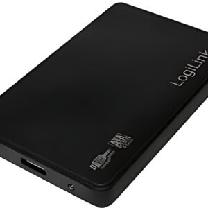 LogiLink Boîtier pour disque dur SATA 2,5", USB 3.0, noir