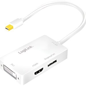 LogiLink Adaptateur mini DisplayPort mâle - DVI femelle +