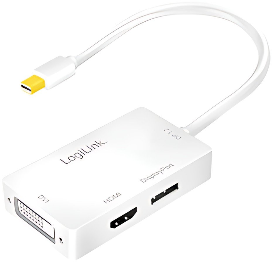 LogiLink Adaptateur mini DisplayPort mâle - DVI femelle +
