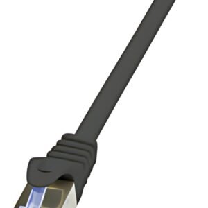 LogiLink Câble Patch, Cat. 6A, S/FTP, 50,0 m, noir