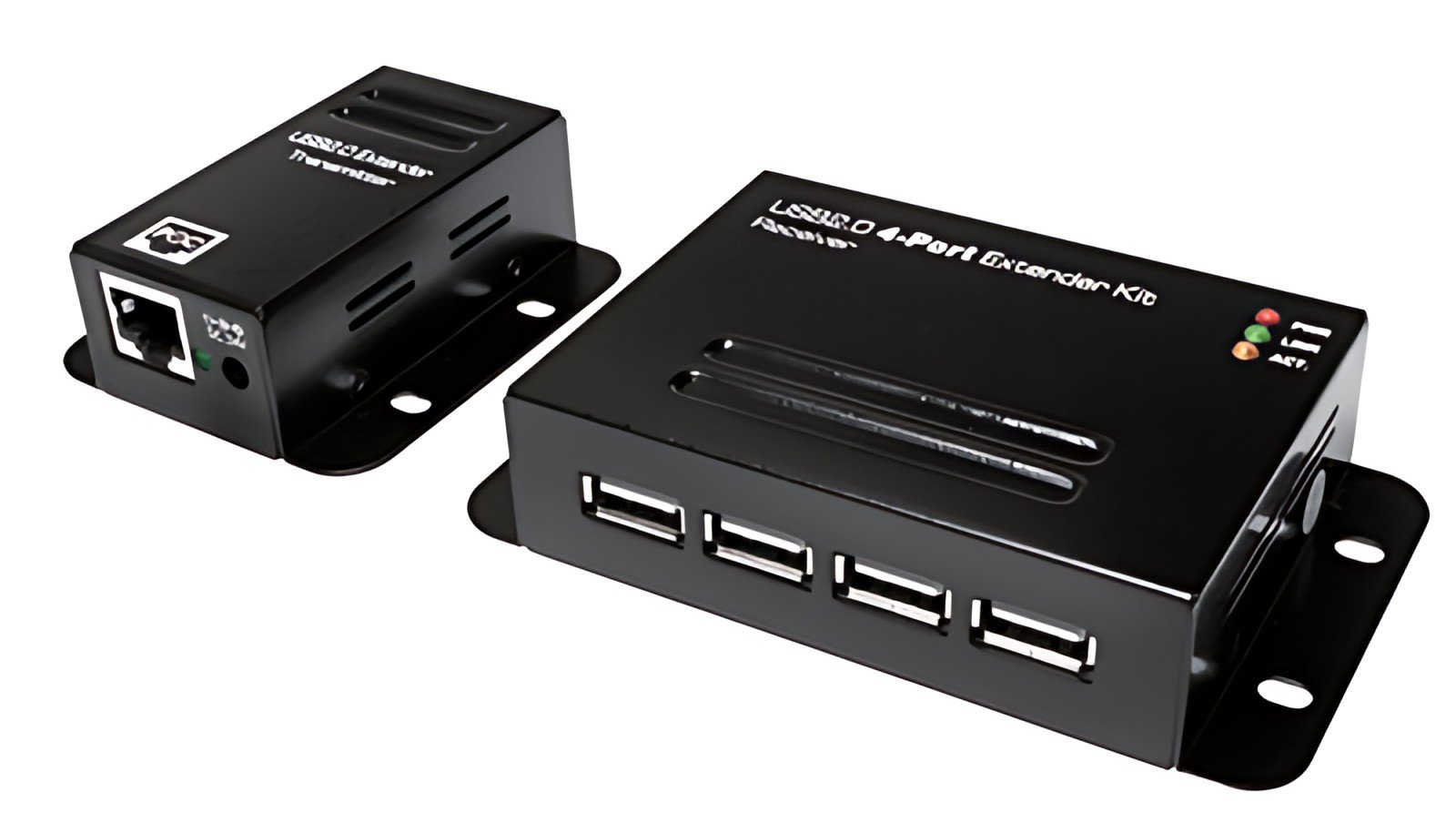 Logilink Set extenseur USB 2.0, avec 4 ports USB Hub, PoE