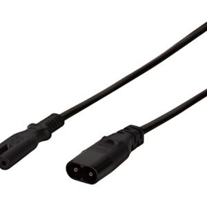 LogiLink Câble de rallonge à 3 broches, C8 - C7, 2,0 m