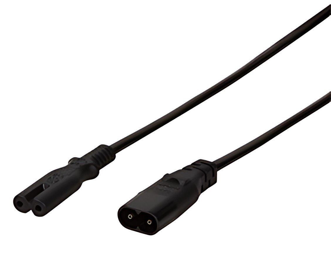 LogiLink Câble de rallonge à 3 broches, C8 - C7, 2,0 m