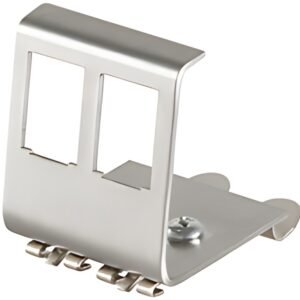 LogiLink Adaptateur rail DIN pour 2 modules Keystone, métal