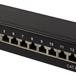 LogiLink Panneau de brassage de bureau Cat.6, blindé,