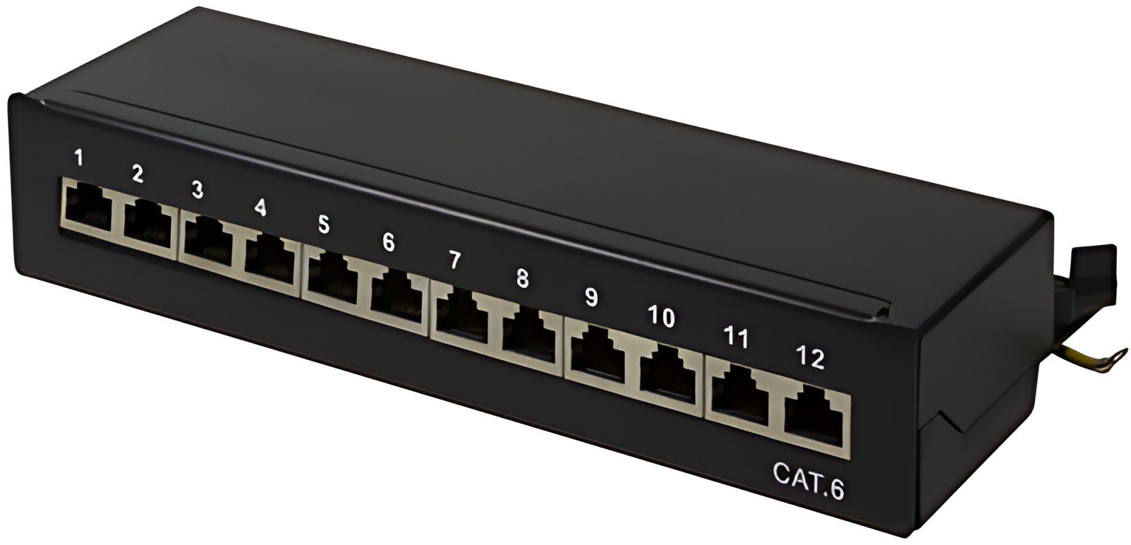 LogiLink Panneau de brassage de bureau Cat.6, blindé,