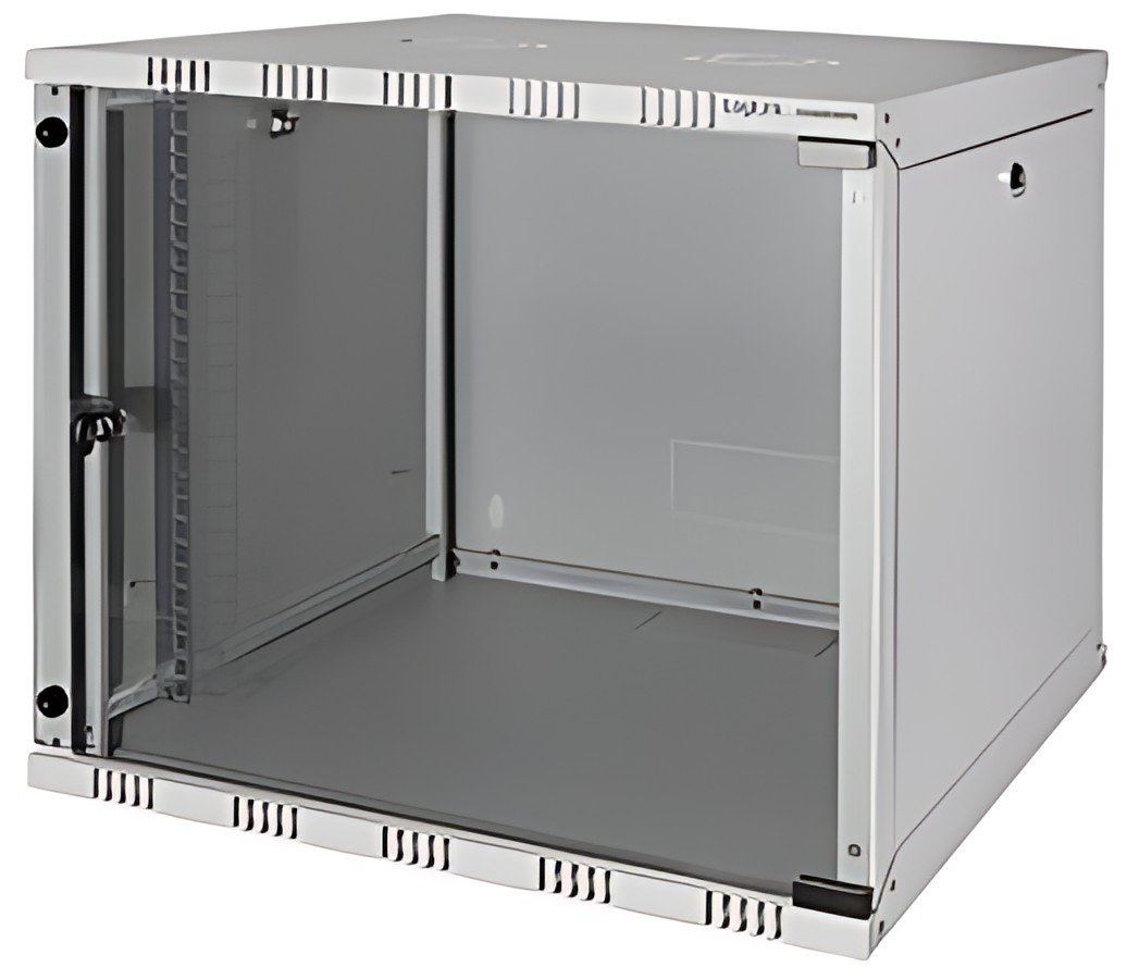 LogiLink Coffret mural 19", démonté, 6 U, gris clair