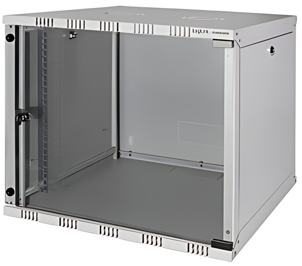 LogiLink Coffret mural 19", démonté, 12 U, gris clair