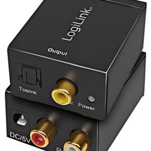LogiLink Convertisseur audio, analogique vers numérique,
