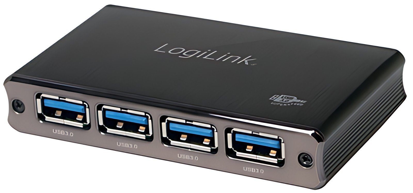 LogiLink Hub USB 3.0 avec bloc d'alimentation, 4 ports,