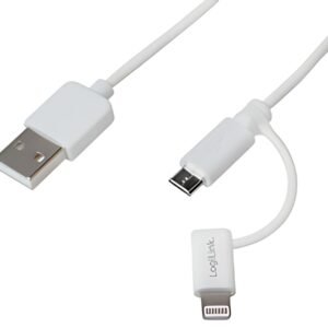 LogiLink Câble de synchronisation & de charge, 1,0 m