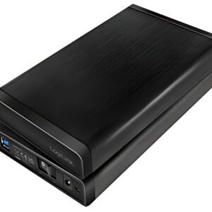 LogiLink Boîtier pour disque dur SATA 3,5", USB 3.0, noir