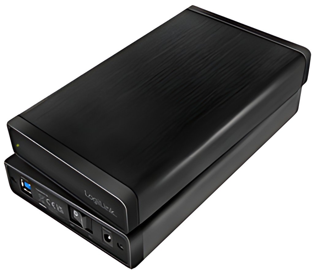 LogiLink Boîtier pour disque dur SATA 3,5", USB 3.0, noir