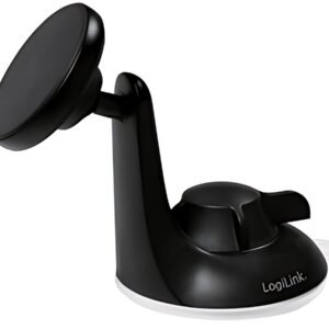 LogiLink Support magnétique de smartphone pour voiture, noir