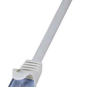 LogiLink Câble Patch EconLine, cat.6A, U/UTP, 0,5 m , gris