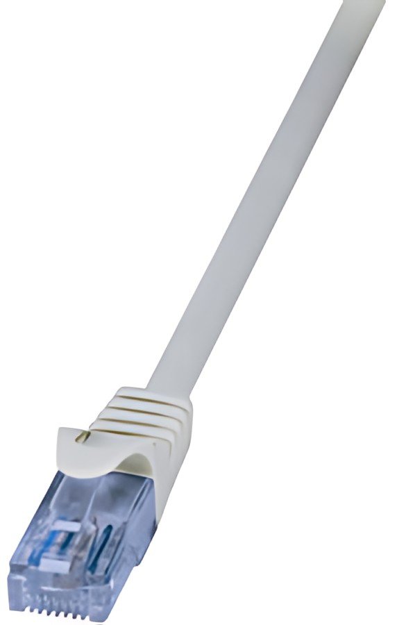 LogiLink Câble Patch EconLine, cat.6A, U/UTP, 5,0 m, gris