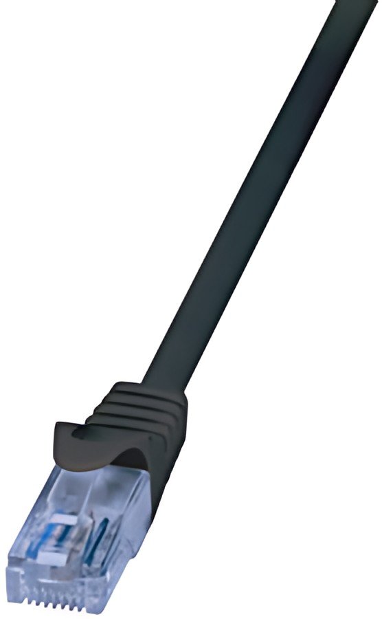 LogiLink Câble Patch EconLine, cat.6A, U/UTP, 1,0 m, noir