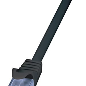 LogiLink Câble Patch EconLine, cat.6A, U/UTP, 5,0 m, noir