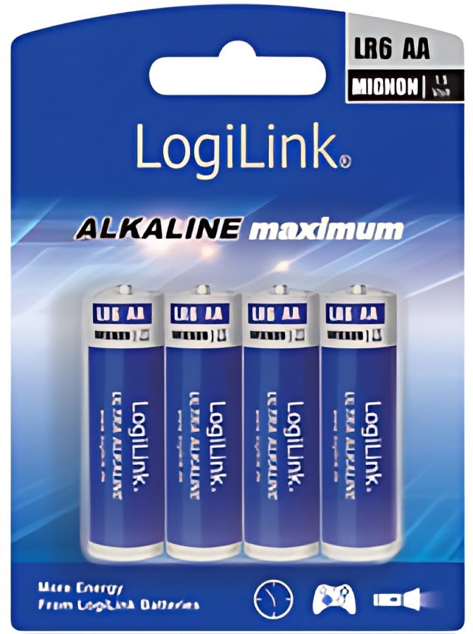 LogiLink Pile alcaline "Ultra Power", Mignon (AA/LR6)