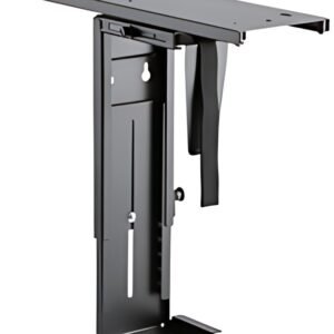 LogiLink Support CPU, métal, pivotant & coulissant, noir