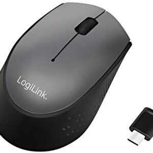 LogiLink Souris optique USB-C, sans fil, noir