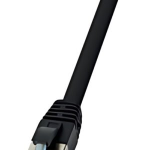 LogiLink Câble Patch, Cat.6A, S/FTP, 30 m, noir, PUR