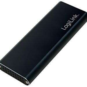 LogiLink Boîtier disque dur M.2 SATA, USB 3.1, noir