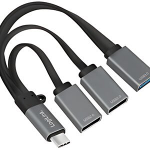 LogiLink Hub USB 3.0 avec fiche USB-C 3.1 Gen1, 3 ports