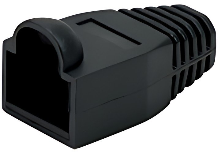 LogiLink Manchon de protection pour connecteur RJ45, noir