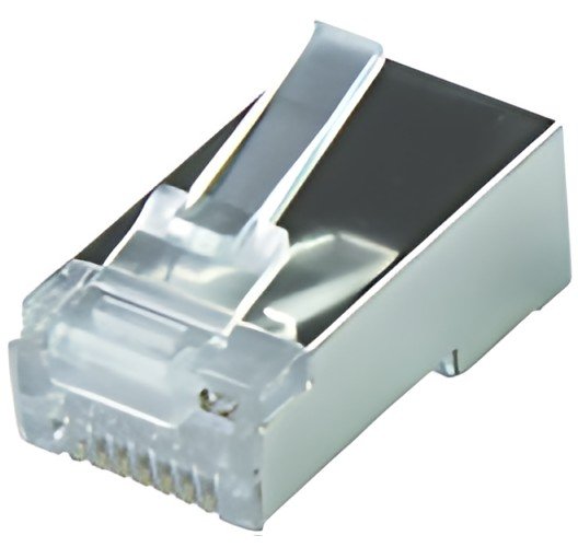 LogiLink Connecteur modulaire RJ45 Cat.6A, blindé, argent