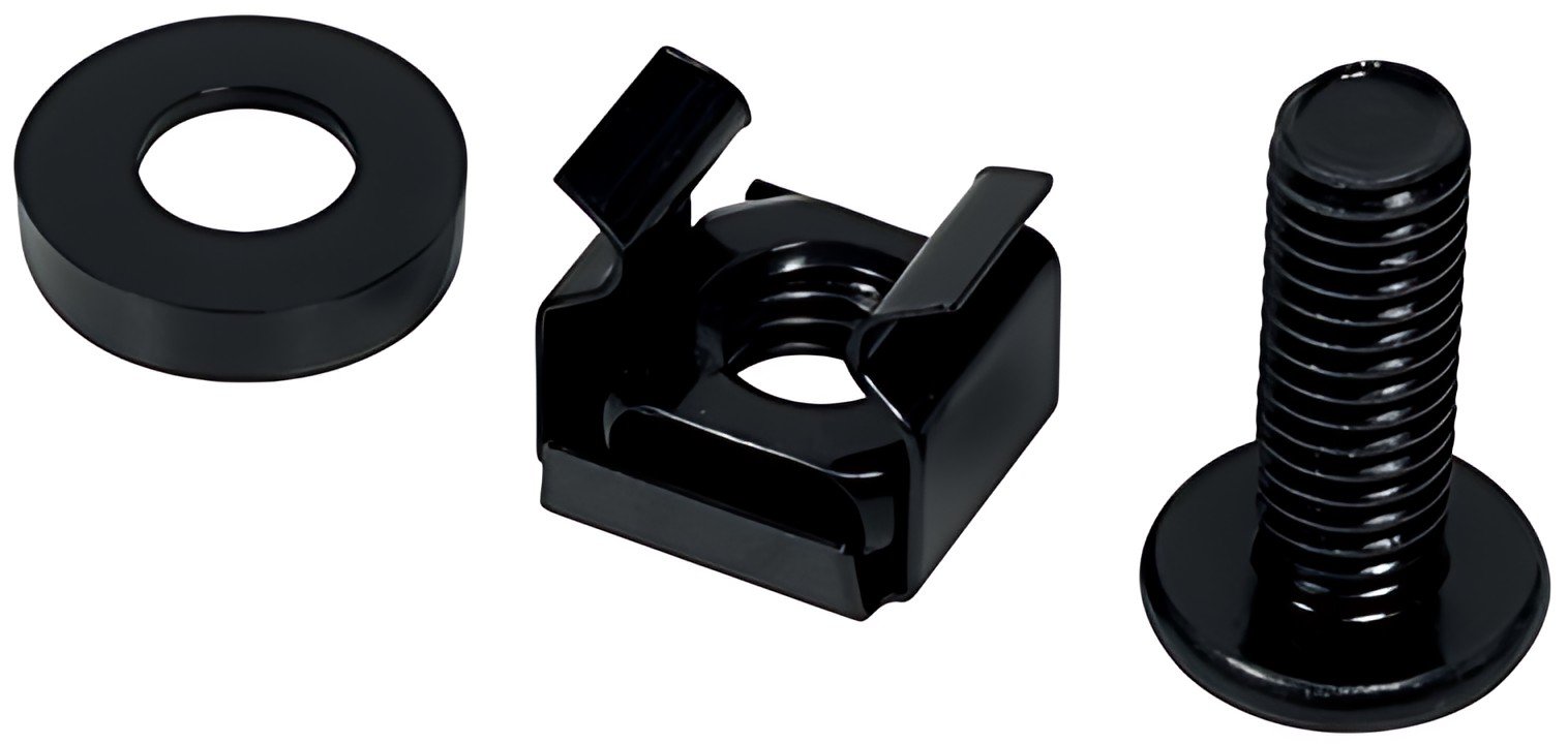 LogiLink Jeu de vis M6 pour composants 19", 50 pièces