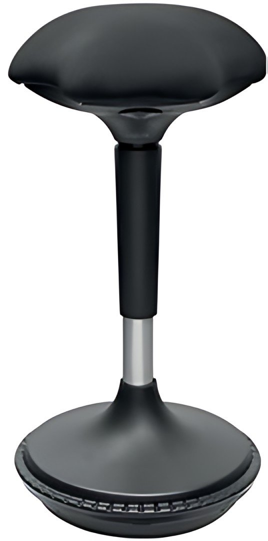 LogiLink Tabouret, hauteur réglable, noir