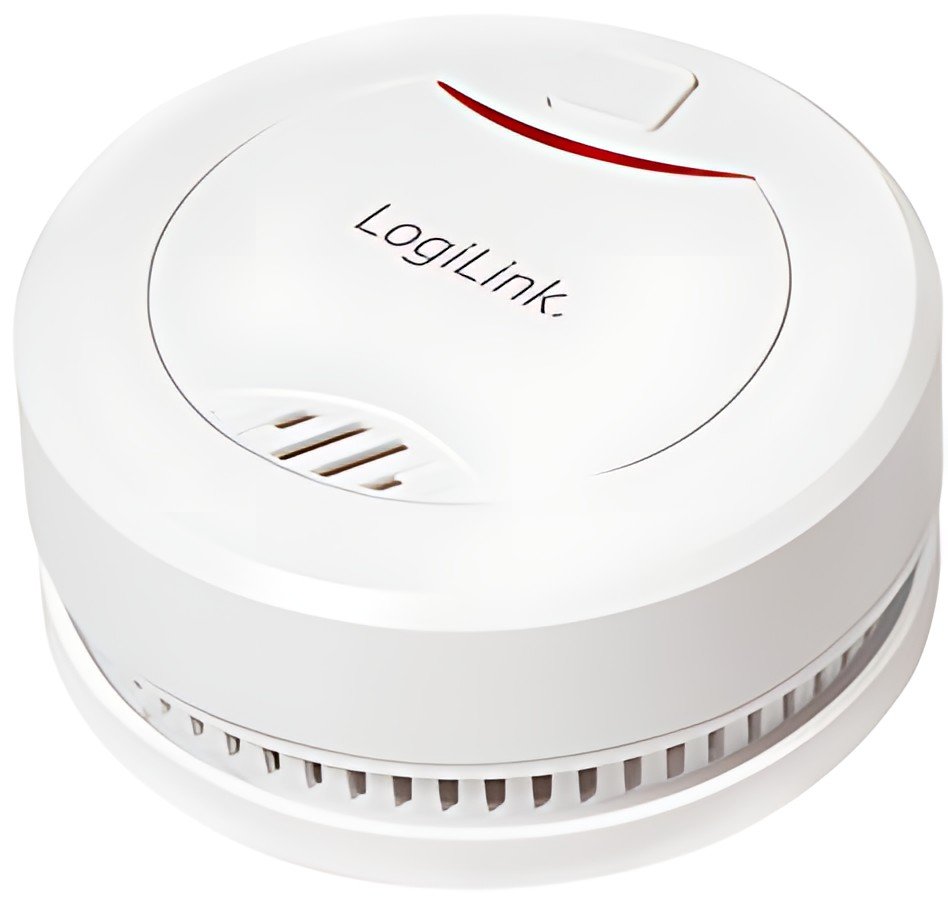 LogiLink Détecteur de fumée Longlife, avec batterie, blanc