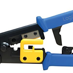 LogiLink Pince à sertir coupante, bleu / jaune