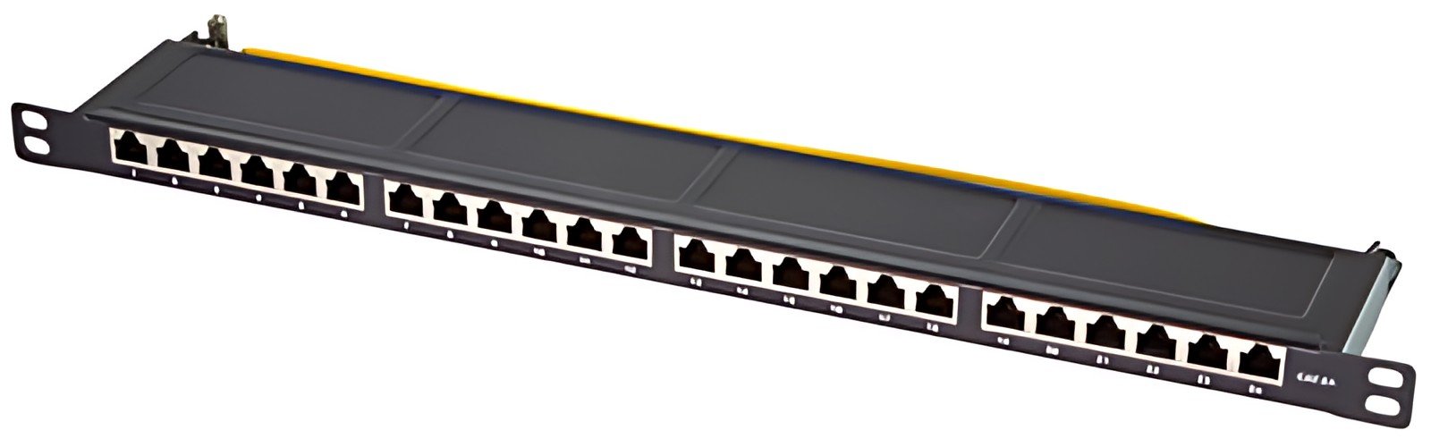 LogiLink Panneau de brassage 19" Cat.6A, 24 ports, 0,5 U