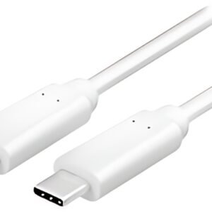 LogiLink Câble USB 3.1, USB-C - USB-C mâle, 1,0 m, blanc