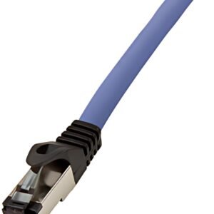 LogiLink Câble patch premium, Cat. 8.1, S/FTP, 2,0 m, bleu