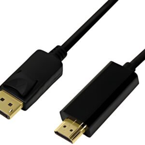 LogiLink Câble de connexion DisplayPort 1.2-HDMI 1.4, 1,0 m