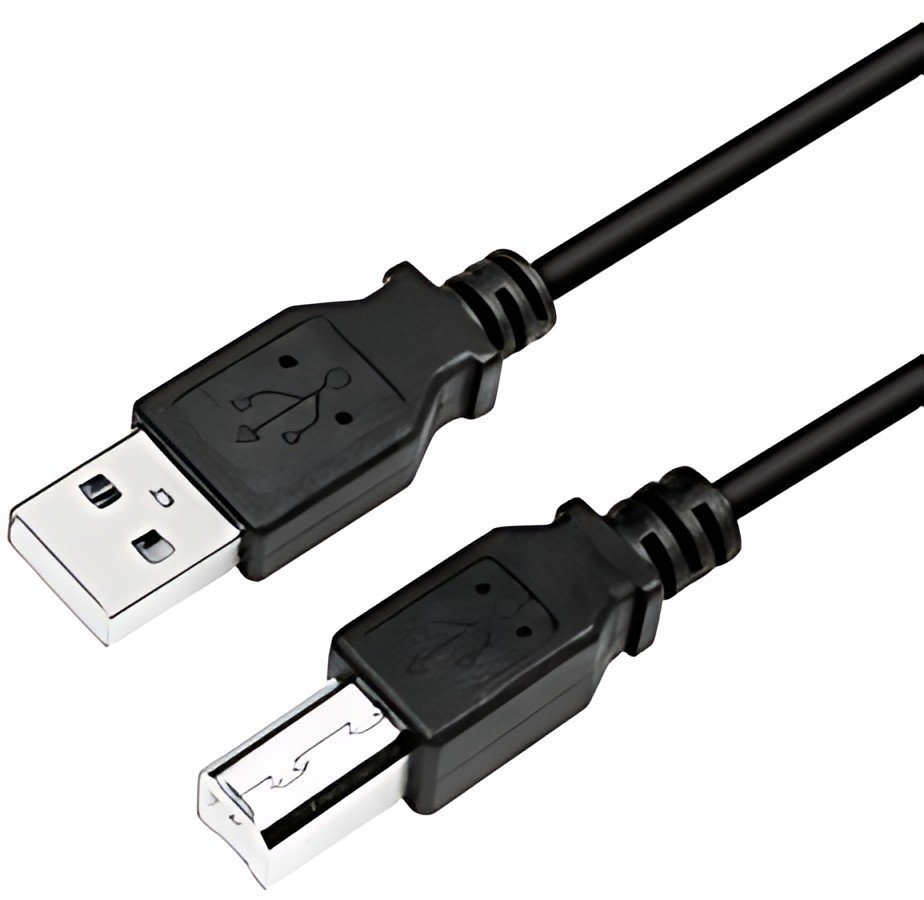 LogiLink Câble USB 2.0, USB-A - USB-B, 5,0 m, noir