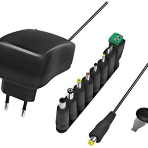 LogiLink Chargeur universel avec port USB, 24 Watt, noir