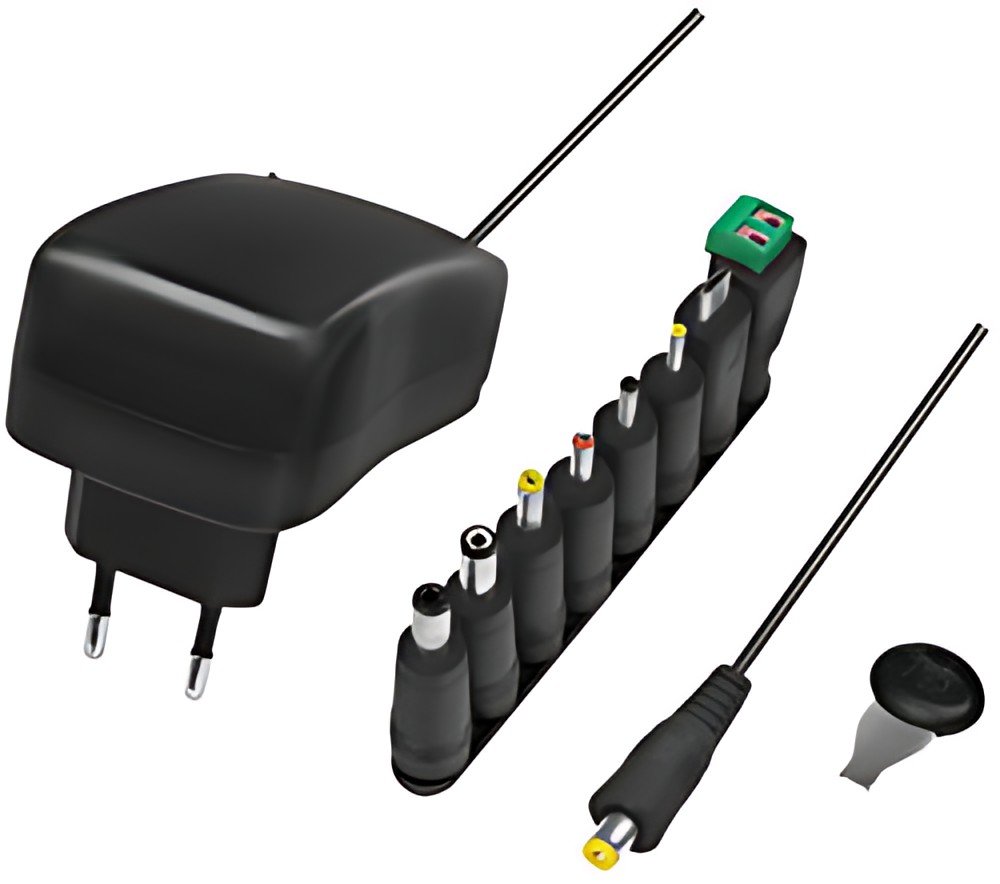 LogiLink Chargeur universel avec port USB, 24 Watt, noir